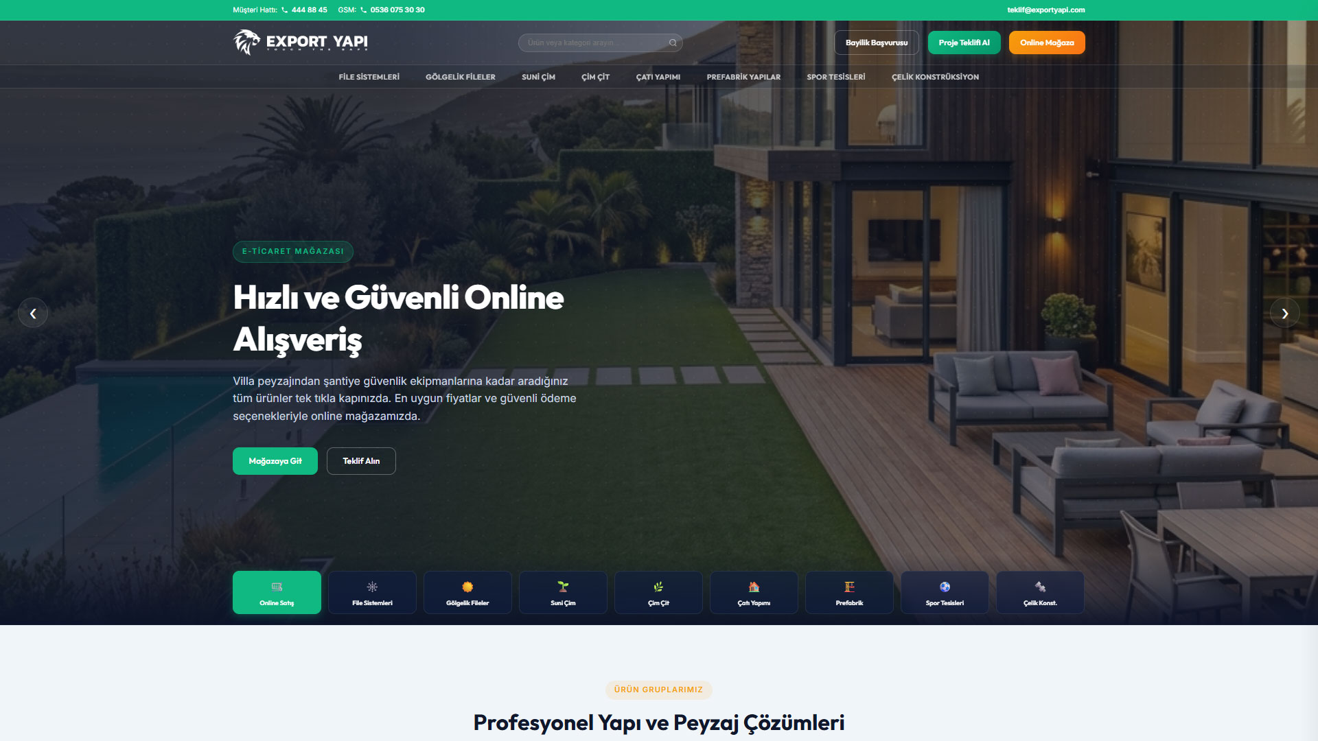 Export Yapı İnternet Sitesi