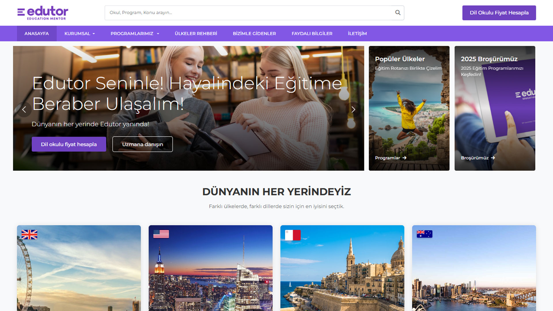 Edutor İnternet Sitesi