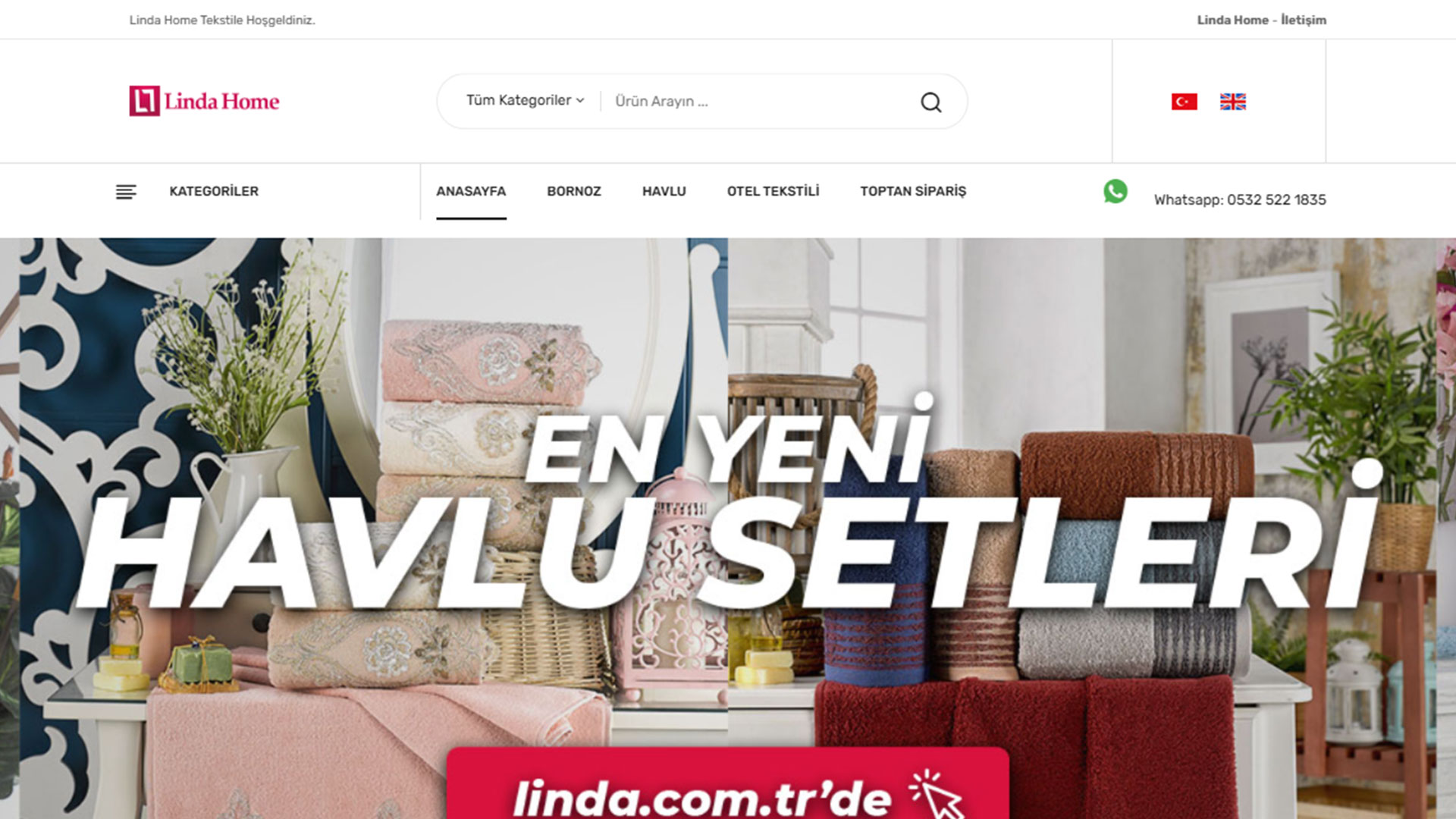Linda Tekstil E-Ticaret Sitesi