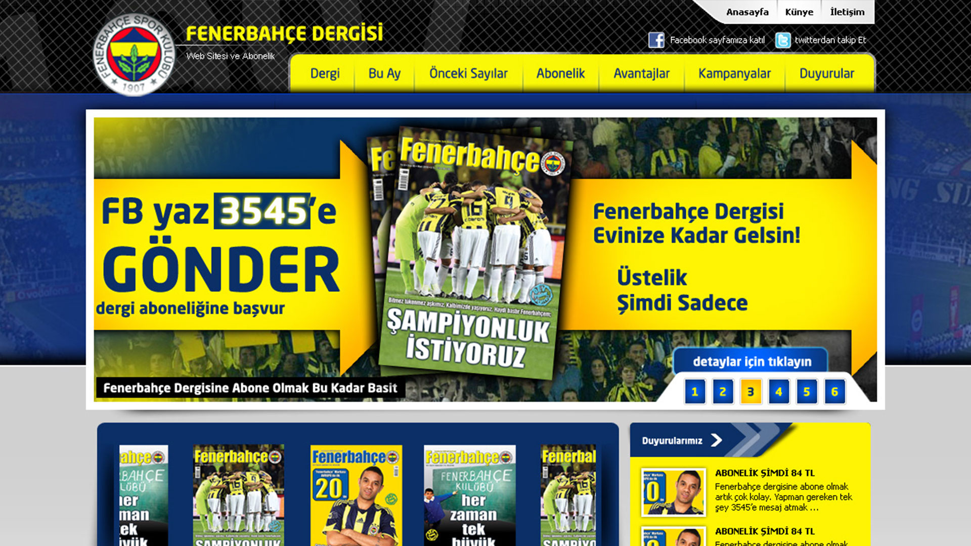 Fenerbahçe Dergisi İnternet Sitesi