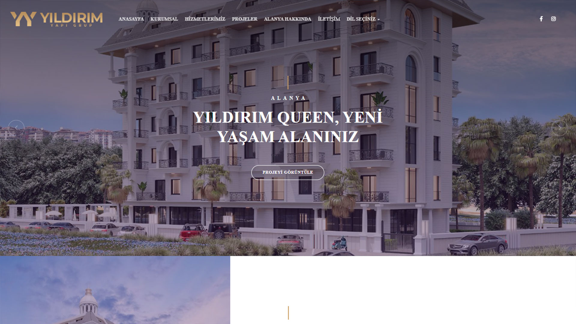Yıldırım Yapı Grup İnternet Sitesi