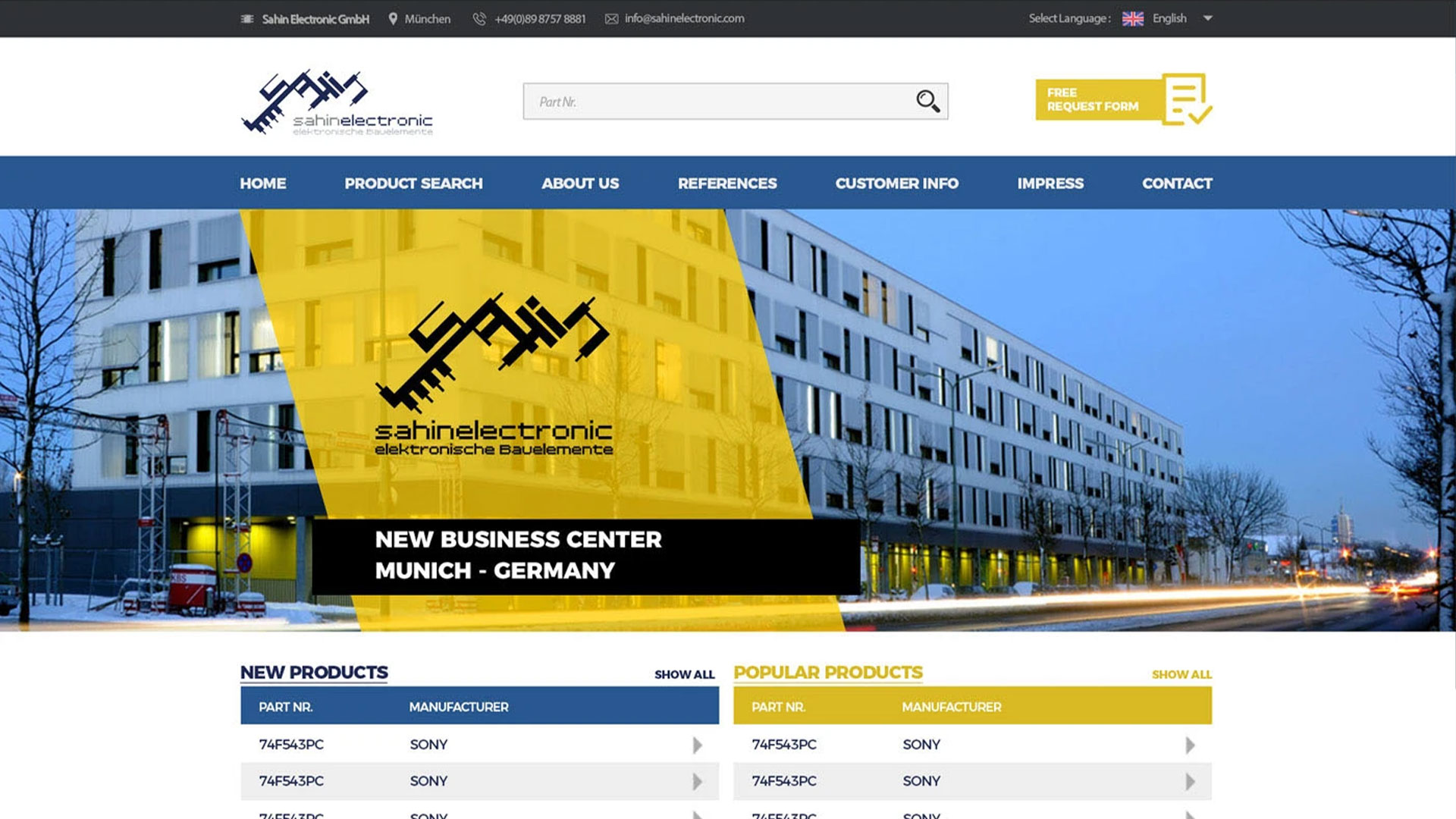 Şahin Electronic İnternet Sitesi