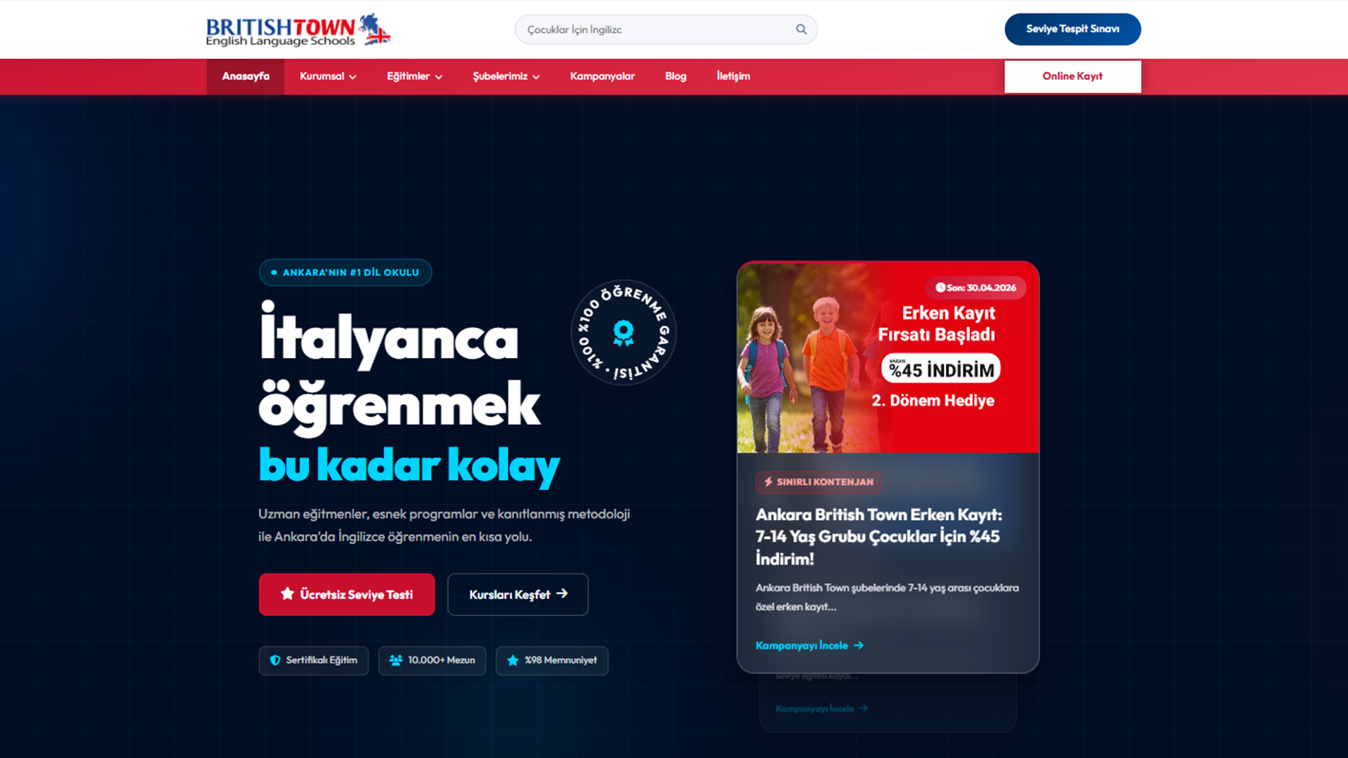 British Town İnternet Sitesi